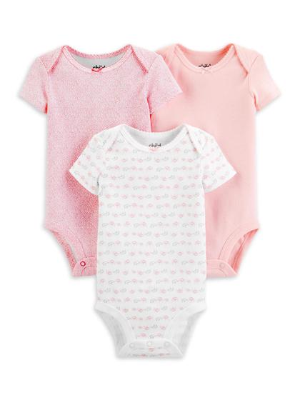 Kit 3 Body Básico- Carters Menor preço em Kit 3 Body Básico- Carters