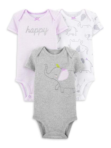 Kit 3 Body Bebe Carters - novo Menor preço em Kit 3 Body Bebe Carters - novo