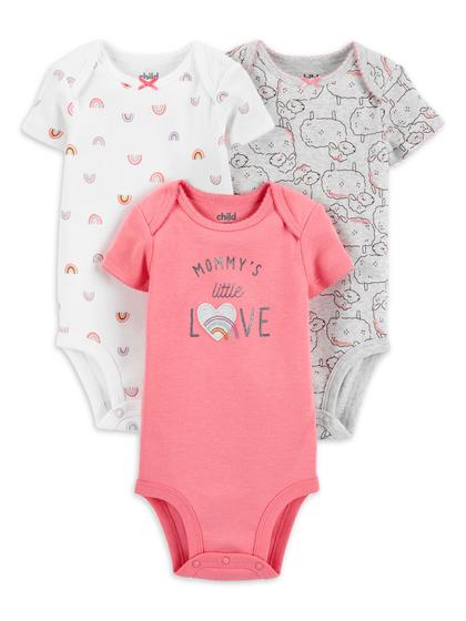 Imagem de Kit 3 Body Bebe Carters