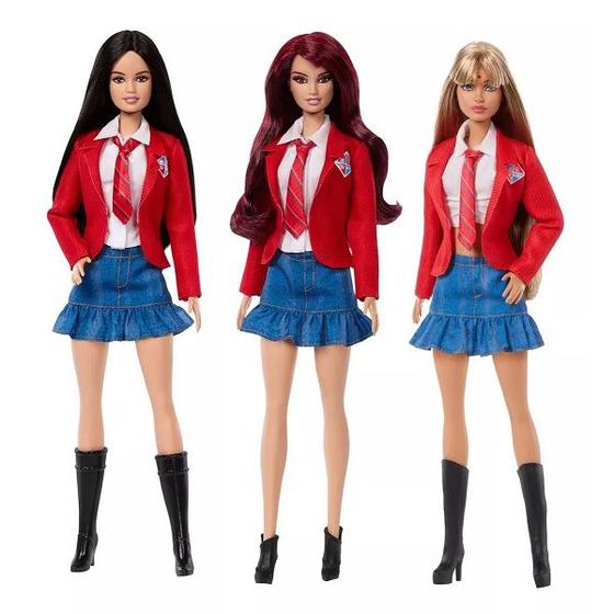 Imagem de Kit 3 Bonecas Barbie RBD Rebelde Mia Lupita Roberta Mattel
