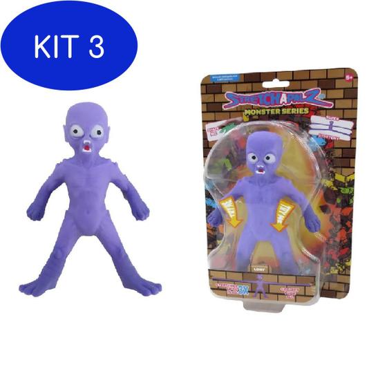 Kit 3 Boneco Estica Stretchapalz Lony Super Elastico Sunny - Bonecos ...