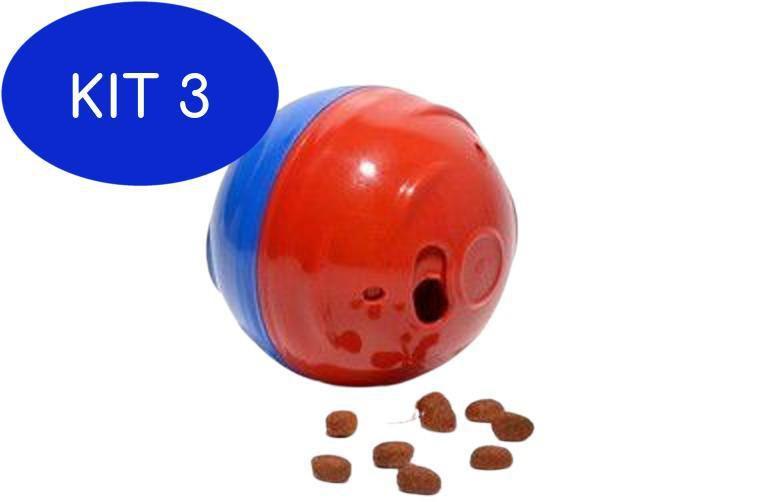 Imagem de Kit 3 Brinquedos Para Cachorro Comedouro Interativo Redon Dog Pp