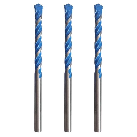 Imagem de Kit 3 Brocas 12Mm Multifunção Multimaterial Fura Tudo Md