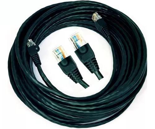 Imagem de kit 3 Cabos Rede Ethernet C/Rj45 Cat5e 20Mts TOP