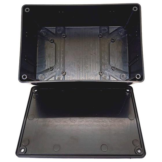 Imagem de Kit 3 Caixa Plástica Circuito Eletrônico Arduino Gabinete Fonte 150x100x65 PI-114 sem Aba