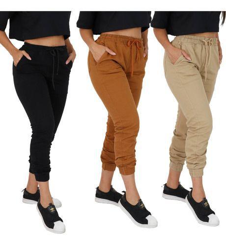 Kit 3 Calça Jeans Feminina Jogger Cos Elastico Camuflada Menor preço em Kit 3 Calça Jeans Feminina Jogger Cos Elastico Camuflada