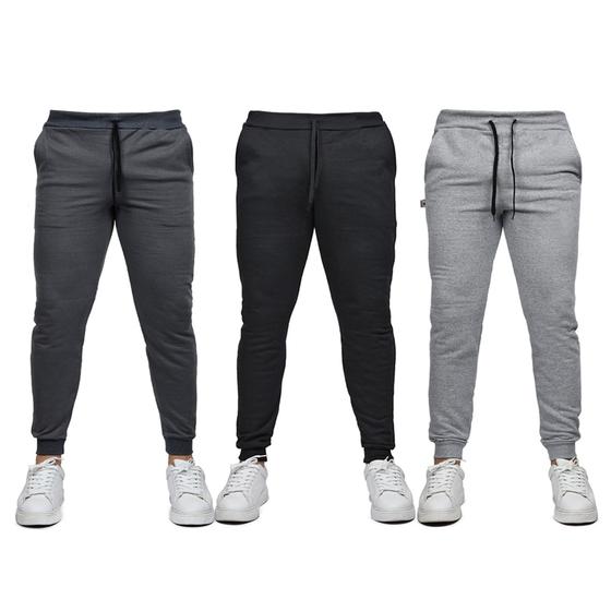 Imagem de Kit 3 calça masculina de algodão