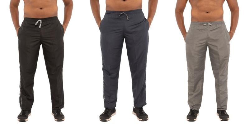 Kit 3 Calças Tactel Masculina 3 Bolsos Academia Menor preço em Kit 3 Calças Tactel Masculina 3 Bolsos Academia