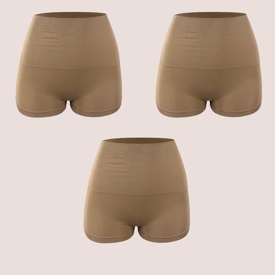 Imagem de Kit 3 Calcinha Boxer Sem Costura Zee Rucci Modeladora
