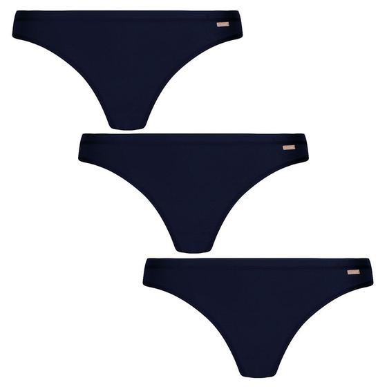Imagem de Kit 3 Calcinha Tanga Clássica  Algodão 40354 Lupo Loba