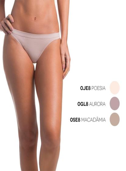 Imagem de Kit/3 Calcinha Tanga Trifil C04403 Microfibra T. P/1XG