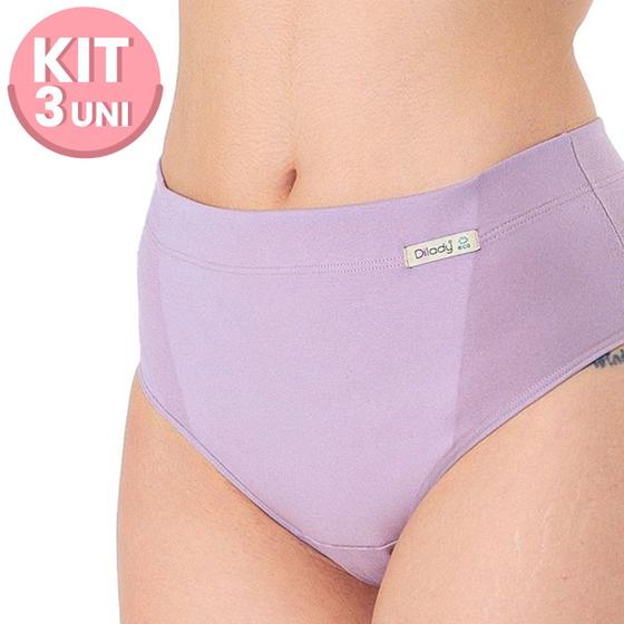 Kit 3 Calcinhas Feminna Coleção Basic Zero Barriga Eco Dilady Menor preço em Kit 3 Calcinhas Feminna Coleção Basic Zero Barriga Eco Dilady