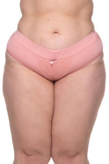 Imagem de Kit 3 Calcinhas Plus Size Calça Cós Comprime Barriga Calçola Renda Lingerie Moda Íntima FemininaTanga Lingerie Atacado