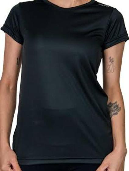 Imagem de Kit 3 Camiseta Básica T-shirt  Malha Fria (PV) Baby Look Feminina Lisa