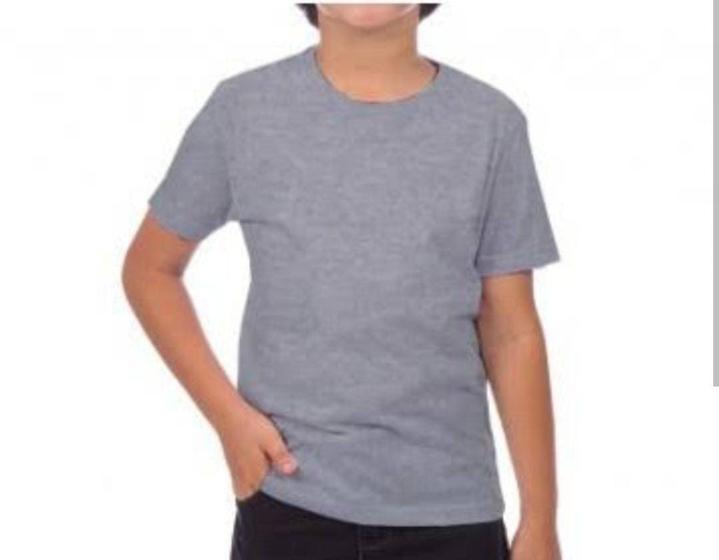 Imagem de Kit 3 Camiseta Infantil 100% algodão