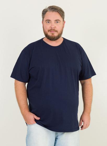 Imagem de Kit 3 Camiseta Masculina Plus Size Básica Urien