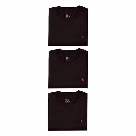 Imagem de Kit 3 Camisetas Brasa Pica Pau Bordado Reserva