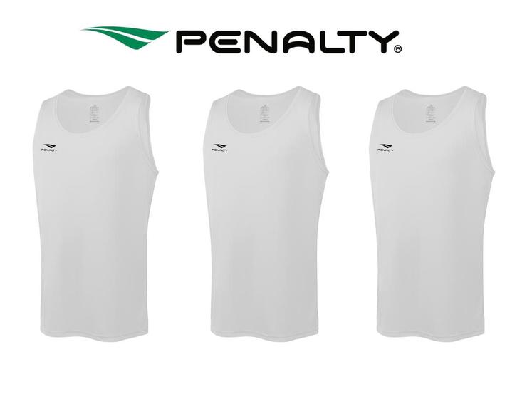 Imagem de Kit 3 Camisetas Regatas Academia Futebol Corrida Penalty Original
