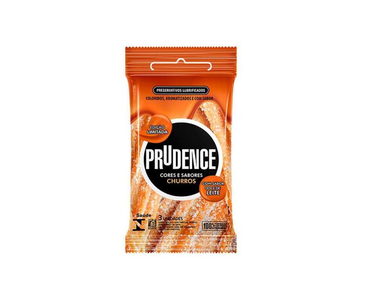 Imagem de Kit 3 Camisinhas Prudence Sabor Churros E Doce De Leite