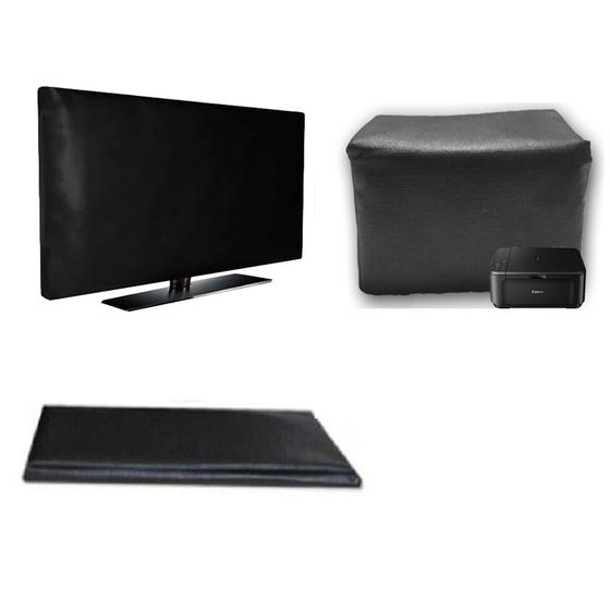 Imagem de Kit 3 Capas Monitor 20 Impressora Canon MG3510 Teclado Impermeável UV