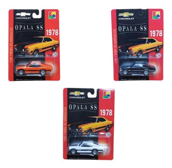 Imagem de Kit 3 Carrinho Miniatura 1:64 Opala 1978 SS - Cks Toys