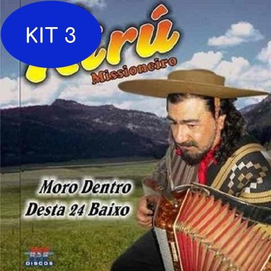 Imagem de Kit 3 CD Xirú Missioneiro Moro Dentro Desta 24 Baixo