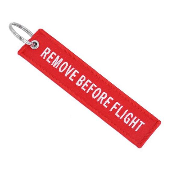 Imagem de Kit 3 chaveiros remove before flight