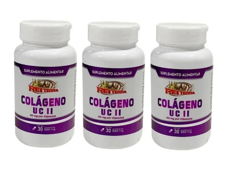 Kit 3 Colágeno Não Hidrolisado Tipo 2 - Uc I I 30 Cápsulas - Natural Menor preço em Kit 3 Colágeno Não Hidrolisado Tipo 2 - Uc I I 30 Cápsulas - Natural