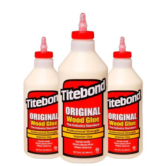 Kit 3 Colas para Madeira Original Wood Glue 946 ml Titebond Menor preço em Kit 3 Colas para Madeira Original Wood Glue 946 ml Titebond