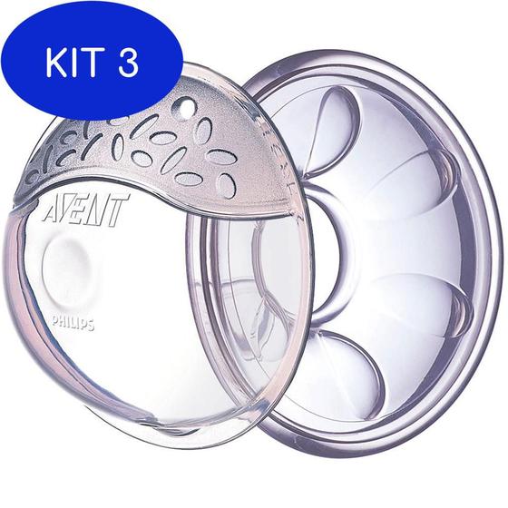 Imagem de Kit 3 Conjunto de Conchas Confortáveis para Seio - 2