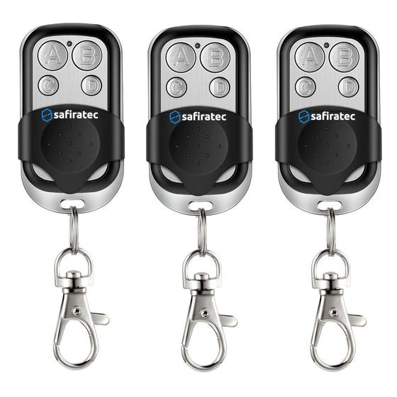 Kit 3 Controle Remoto Copiador 433MHz 4 em 1 Portão Garagem Alarme Sensor Duplicador Menor preço em Kit 3 Controle Remoto Copiador 433MHz 4 em 1 Portão Garagem Alarme Sensor Duplicador