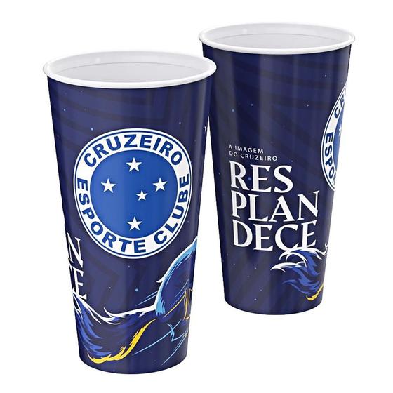 Imagem de Kit 3 Copos Do Cruzeiro ul 700Ml Plástico Grande Bebidas