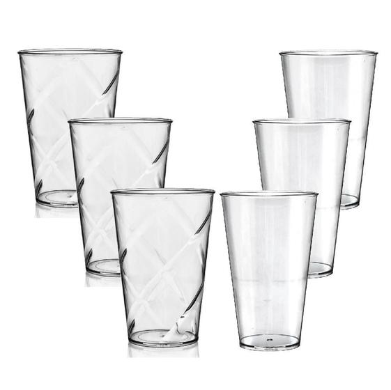 Imagem de Kit 3 Copos Twister 700Ml E 3 Copos Big Drink 550Ml Acrílico