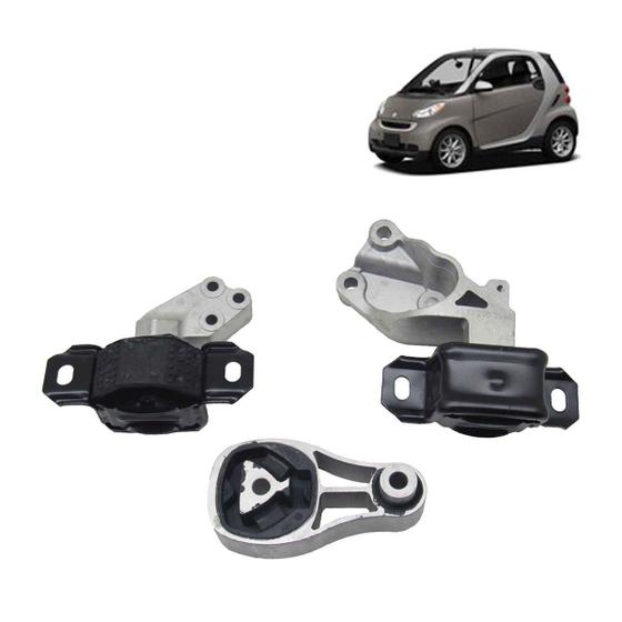 Imagem de Kit 3 Coxim Motor Cambio Smart Fortwo 1.0 Turbo 2007 A 2018