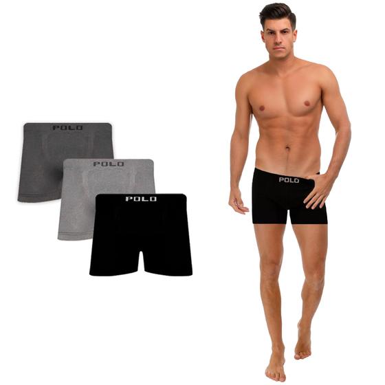 Imagem de Kit 3 Cueca Boxer Microfibra Polo Star Sortida - V1