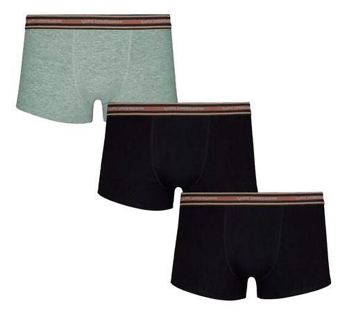 Imagem de Kit 3 Cueca Sunga Lupo Cueca Algodão Elastano Lupo Adulto