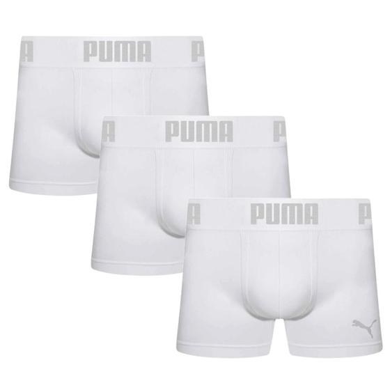 Imagem de Kit 3 Cuecas Boxer Puma Sem Costura Masculina