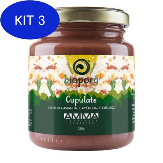 Kit 3 Cupulate Pasta De Castanhas E Amêndoa De Cupuaçu - Bioporã ...