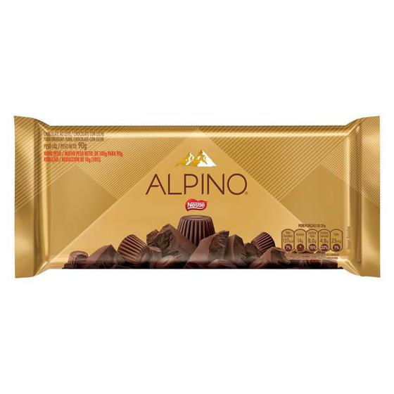 Imagem de Kit 3 Cx De Chocolate Alpino Tablete 22Un 25Gr - 66Un