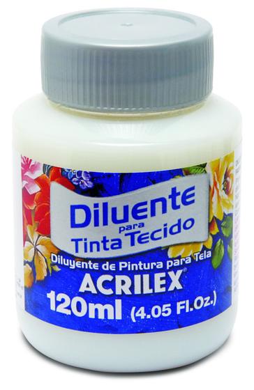 Kit 3 Diluente De Tinta Para Tecido 120ml Artesanato Acrilex Menor preço em Kit 3 Diluente De Tinta Para Tecido 120ml Artesanato Acrilex