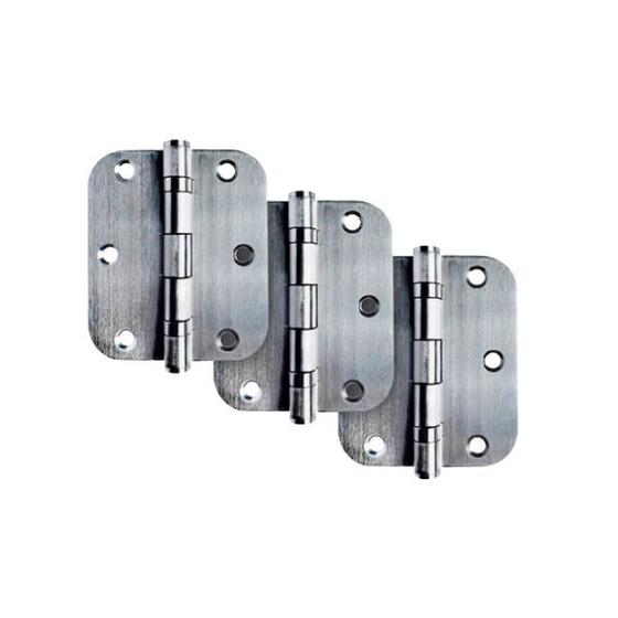 Imagem de Kit 3 Dobradiça Inox Com Rolamento 3 X 2,5