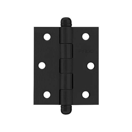 Imagem de Kit 3 Dobradiças sem Rolamento 3x2.1/2" em Aço Preto - Pado