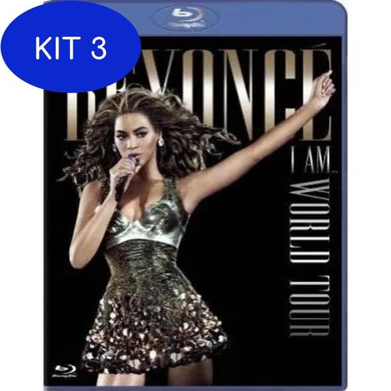 Kit 3 DVD Blu Ray Beyoncé - I Am... World Tour - Sony Music - Livros de ...