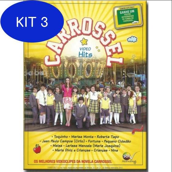 Imagem de Kit 3 Dvd Carrossel Video Hits