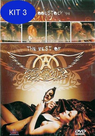 Imagem de Kit 3 Dvd - The Best Of Aerosmith