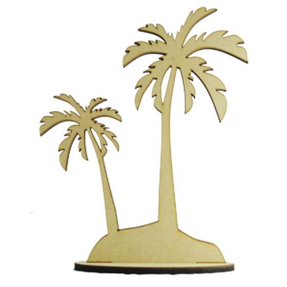 Kit 3 Enfeite de Mesa Festa Coqueiro M 25x20 MDF 9mm Madeira Menor preço em Kit 3 Enfeite de Mesa Festa Coqueiro M 25x20 MDF 9mm Madeira