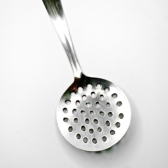 Imagem de Kit 3 Escumadeiras pequena aço inox multiuso 23cm clássico