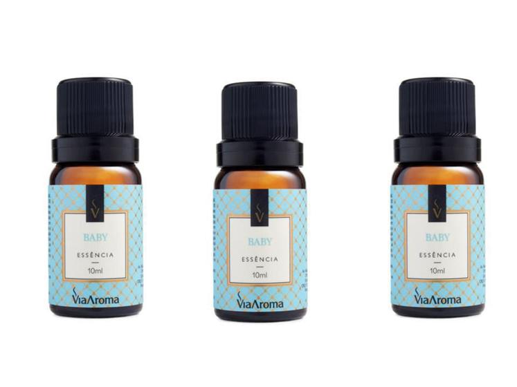 Imagem de Kit 3 Essências Baby - 10Ml Via Aroma