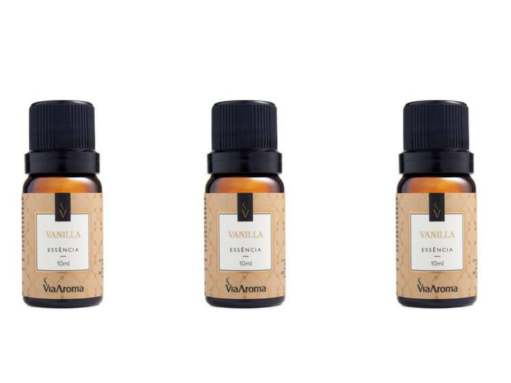 Imagem de Kit 3 Essências Vanilla - 10Ml Via Aroma