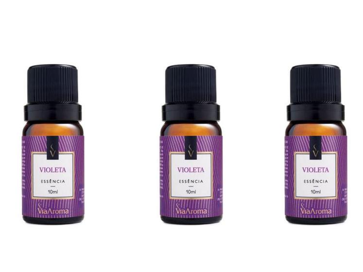 Imagem de Kit 3 Essências Violeta - 10Ml Via Aroma